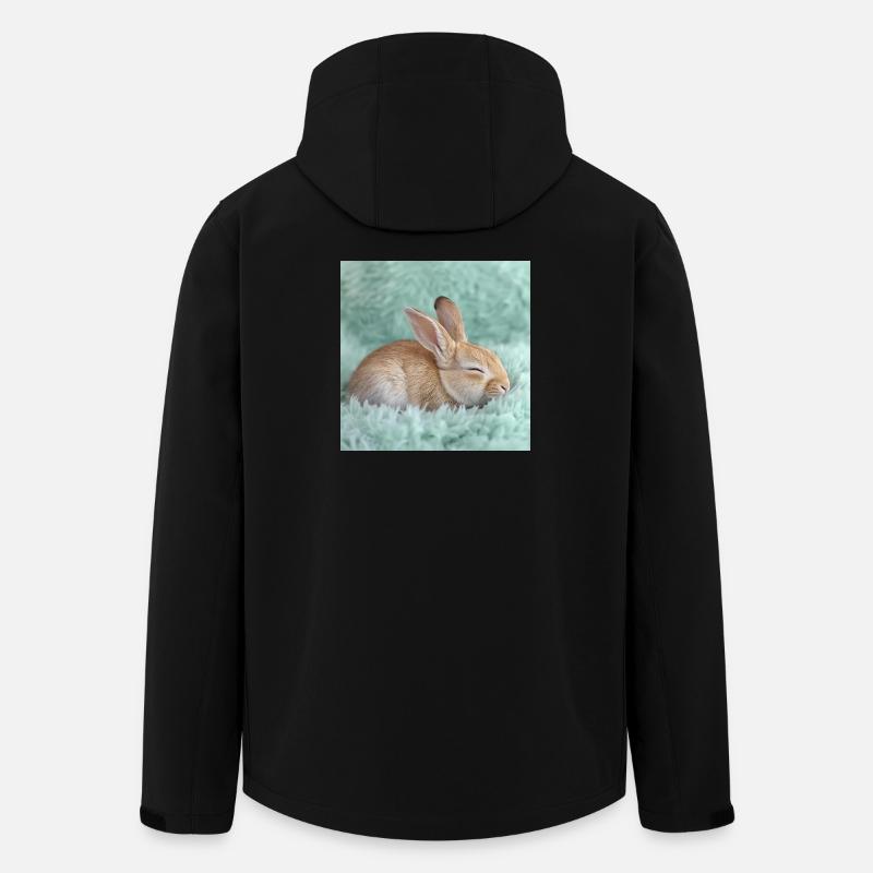 268 Hase - Recycelte Männer Softshell-Jacke von Stanley/Stella - Schwarz