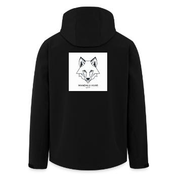 Wandalu Vuhs Fuchs - Recycelte Männer Softshell-Jacke von Stanley/Stella - Schwarz - Hinten - AI Model Male 185 light (185cm)