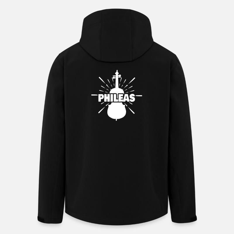 Cadeau pour Phileas - Veste softshell homme en polyester recyclé Stanley/Stella - noir