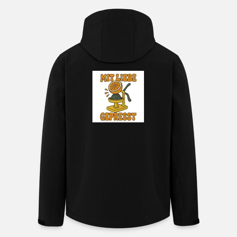 Mit_Liebe_gepr - Veste softshell homme en polyester recyclé Stanley/Stella - noir