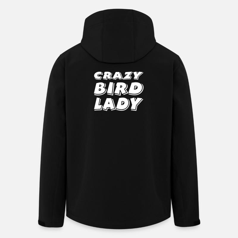 Vogel - Recycelte Männer Softshell-Jacke von Stanley/Stella - Schwarz
