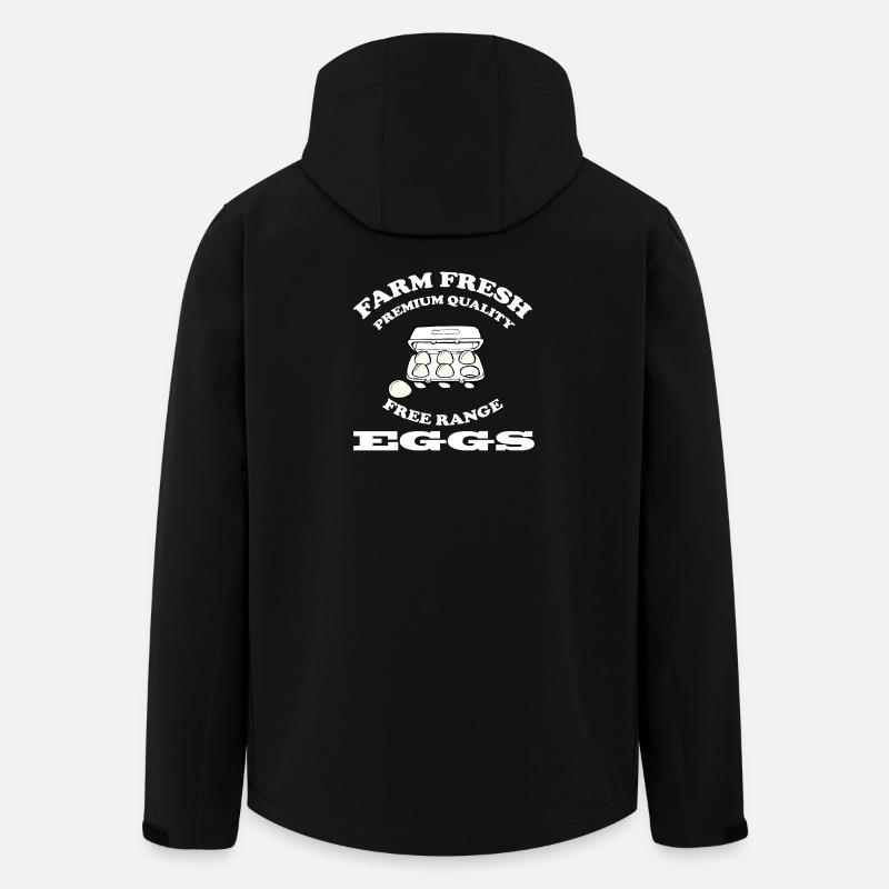 EGGS - Recycelte Männer Softshell-Jacke von Stanley/Stella - Schwarz