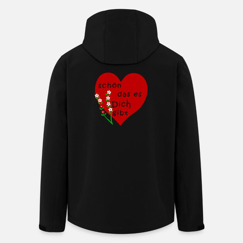 C’est bien que tu existes - Veste softshell homme en polyester recyclé Stanley/Stella - noir