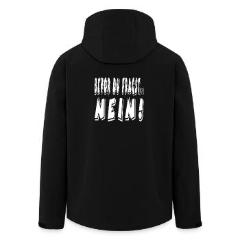 Non - Veste softshell homme en polyester recyclé Stanley/Stella - noir - Dos - AI Model Male 185 light (185cm)