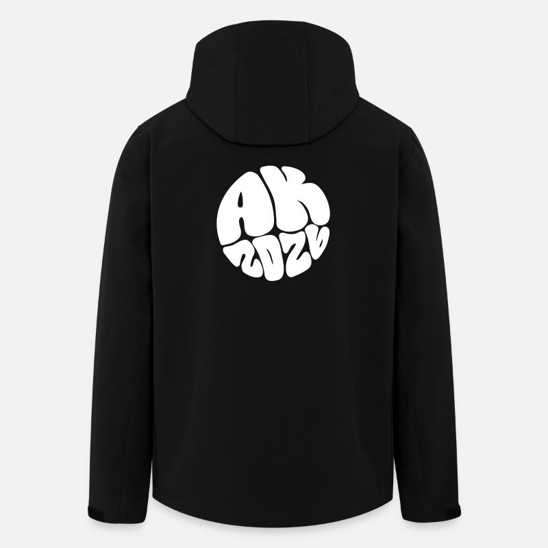 Ape Mind Bubble Art - Recycelte Männer Softshell-Jacke von Stanley/Stella - Schwarz