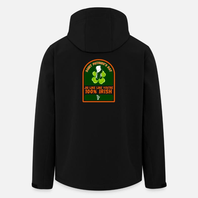ST. PATRICK'S DAY - Recycelte Männer Softshell-Jacke von Stanley/Stella - Schwarz