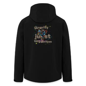 Breakdance Street Style B-Boy Battle Tee - Men’s Recycled Softshell Jacket by Stanley/Stella - black - Back - AI Model Male 185 light (185cm)
