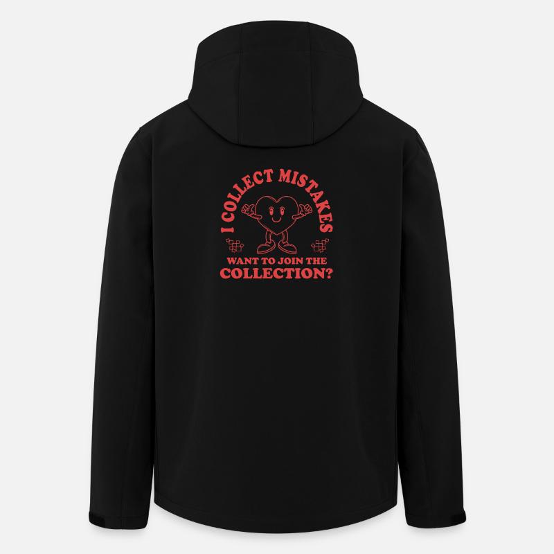 Ich sammle Fehler – Willst du mitmachen? - Recycelte Männer Softshell-Jacke von Stanley/Stella - Schwarz