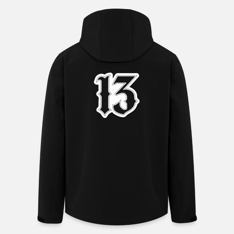 Gothic 13 Kontur - Recycelte Männer Softshell-Jacke von Stanley/Stella - Schwarz