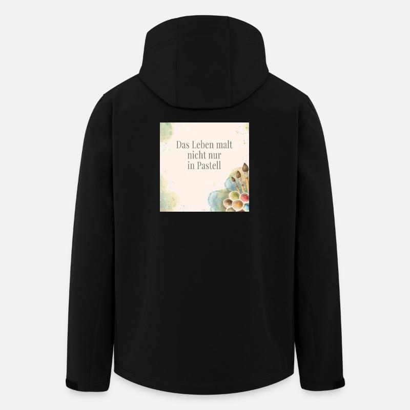 Livet maler ikke bare i pastelfarver - Stanley/Stella herre softshelljakke i genanvendt polyester - sort