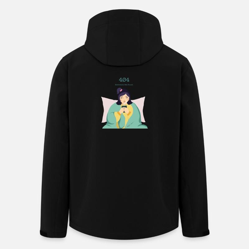 404 Motivation Missing - Men’s Recycled Softshell Jacket by Stanley/Stella - black