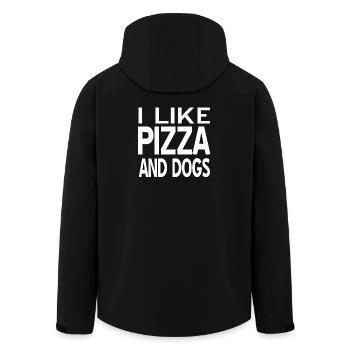 canine - Veste softshell homme en polyester recyclé Stanley/Stella - noir - Dos - AI Model Male 185 light (185cm)