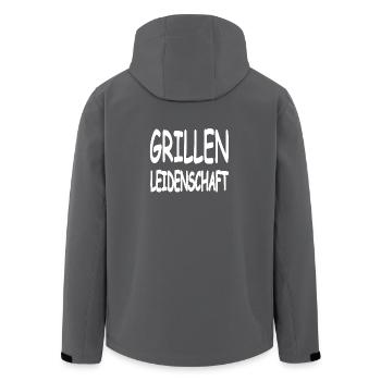 Griller - Veste softshell homme en polyester recyclé Stanley/Stella - noir - Dos - AI Model Male 185 light (185cm)