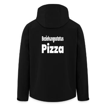 Pizza - Veste softshell homme en polyester recyclé Stanley/Stella - noir - Dos - AI Model Male 185 light (185cm)