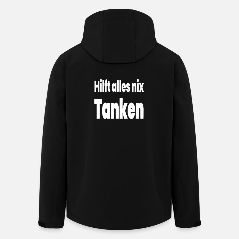 Tanken - Recycelte Männer Softshell-Jacke von Stanley/Stella - Schwarz