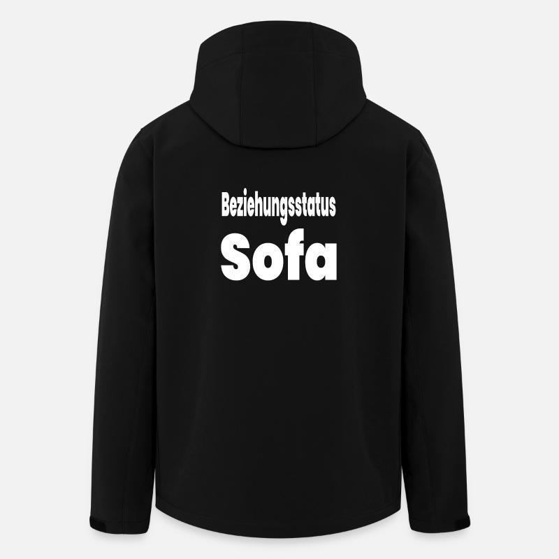 Sofa - Recycelte Männer Softshell-Jacke von Stanley/Stella - Schwarz