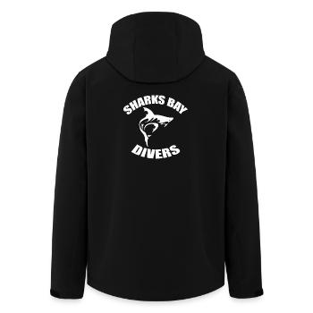 SHARKS BAY DIVERS - Veste softshell homme en polyester recyclé Stanley/Stella - noir - Dos - AI Model Male 185 light (185cm)