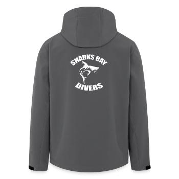 SHARKS BAY DIVERS - Recycelte Männer Softshell-Jacke von Stanley/Stella - Anthrazit - Hinten - AI Model Male 185 light (185cm)