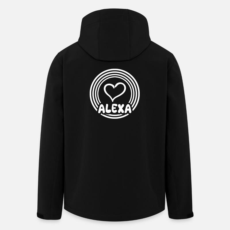 Idée cadeau Alexa - Veste softshell homme en polyester recyclé Stanley/Stella - noir