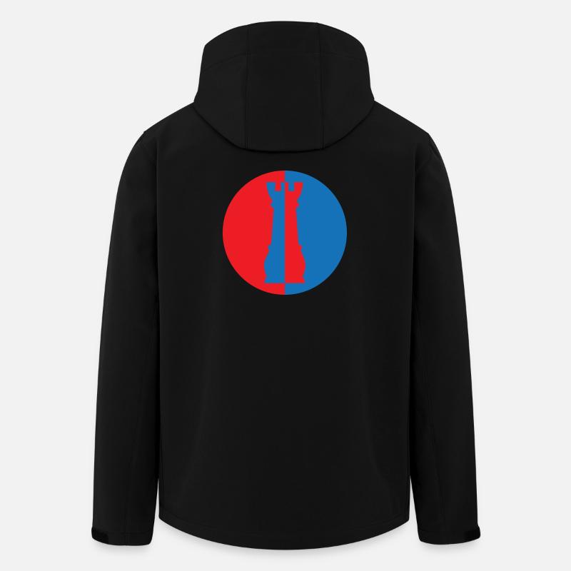 Two-Tone Duel Duel Modern Chess Tour - Recycelte Männer Softshell-Jacke von Stanley/Stella - Schwarz