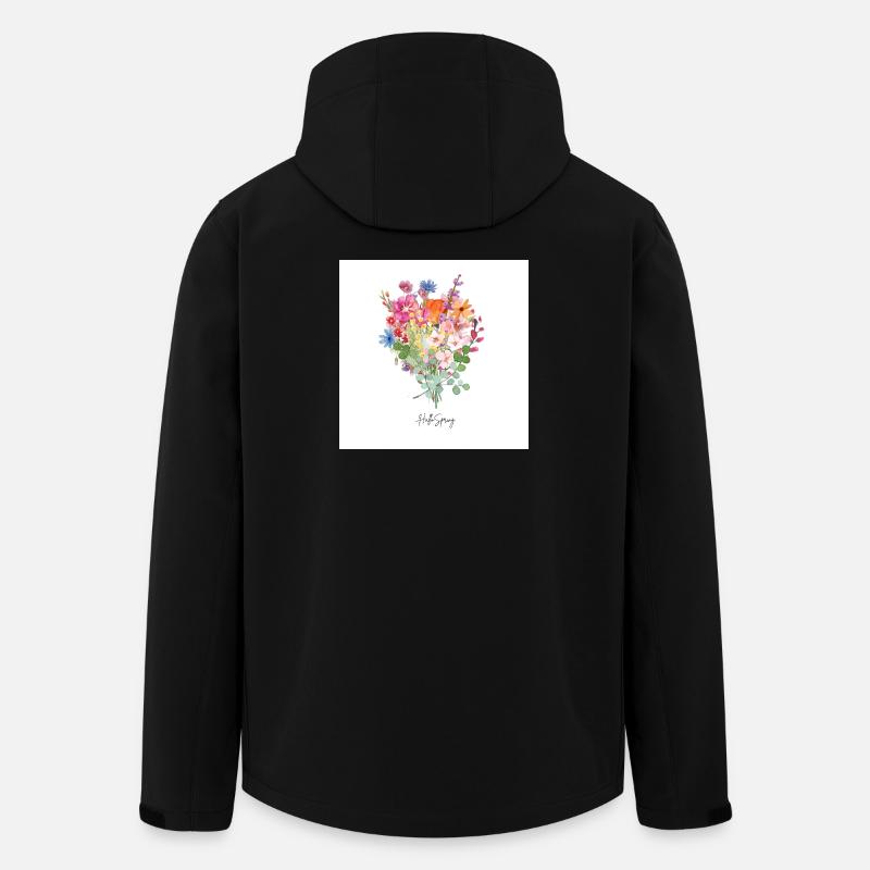 Hello Spring - Recycelte Männer Softshell-Jacke von Stanley/Stella - Schwarz