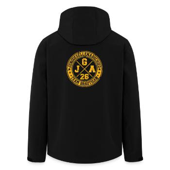 Bachelor Party Team Groom 2026 Bachelor Party - Men’s Recycled Softshell Jacket by Stanley/Stella - black - Back - AI Model Male 185 light (185cm)