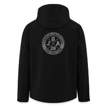 Team Groom Bachelor Party 2026 Bachelor Party - Men’s Recycled Softshell Jacket by Stanley/Stella - black - Back - AI Model Male 185 light (185cm)