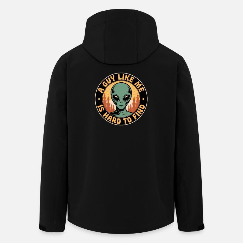A Guy Like Me Alien - Men’s Recycled Softshell Jacket by Stanley/Stella - black