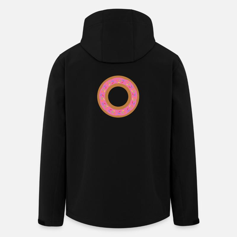 Donut - Recycelte Männer Softshell-Jacke von Stanley/Stella - Schwarz