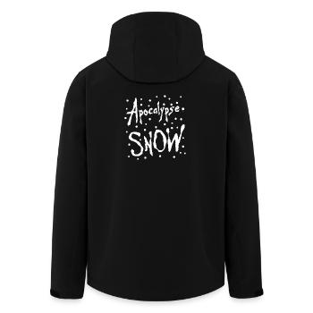 Apocalypse Snow - T-shirt ski snowboard et humour  - Veste softshell homme en polyester recyclé Stanley/Stella - noir - Dos - AI Model Male 185 light (185cm)