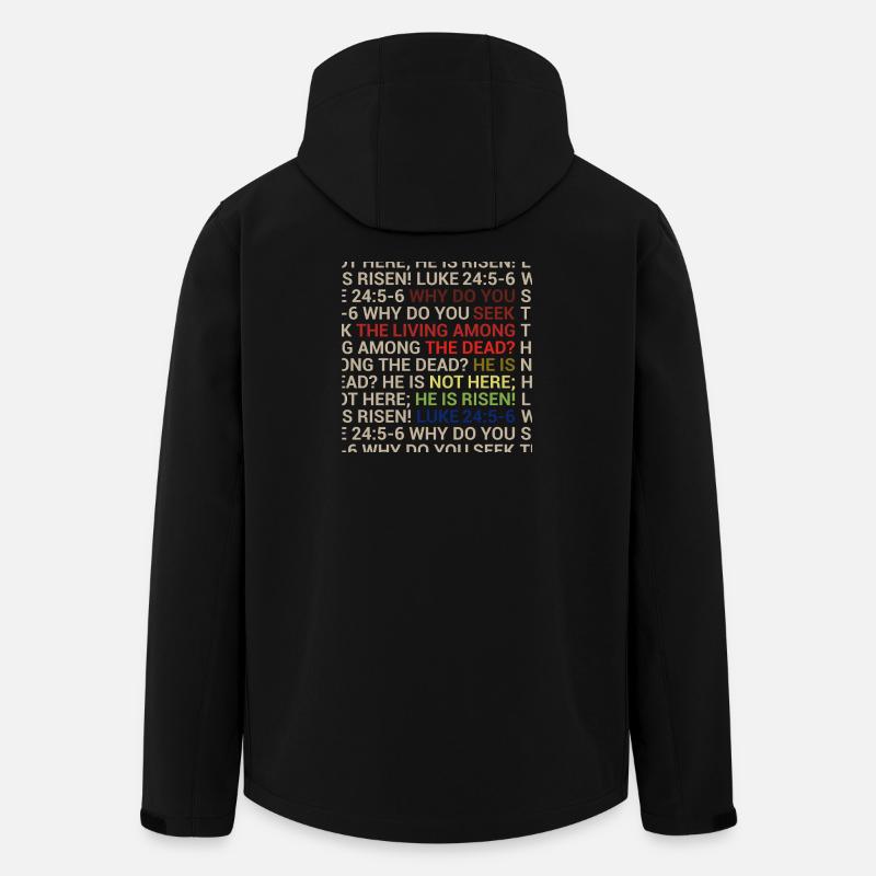 Er ist auferstanden - Recycelte Männer Softshell-Jacke von Stanley/Stella - Schwarz
