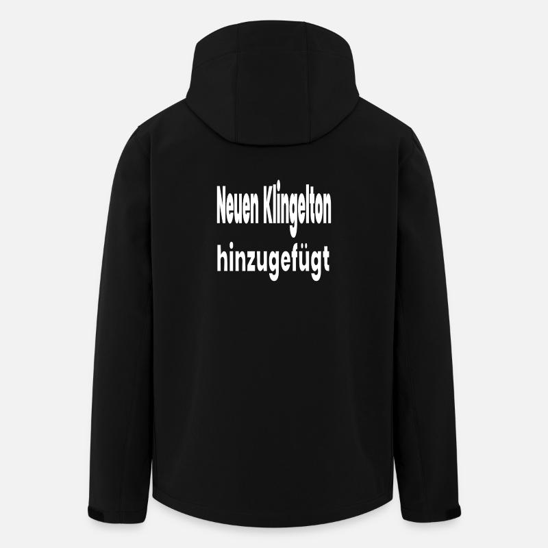 Klingelton - Recycelte Männer Softshell-Jacke von Stanley/Stella - Schwarz