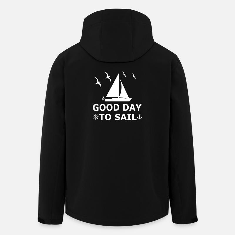 Sail - Men’s Recycled Softshell Jacket by Stanley/Stella - black