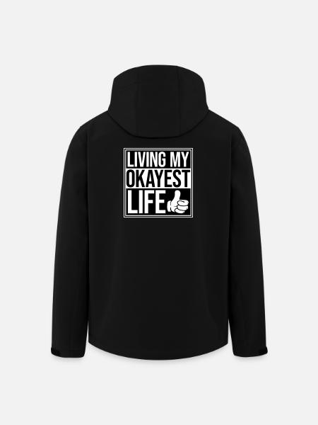 Lever mitt okejaste liv Roligt mediokert uttryck - Softshelljacka herr i återvunnen polyester Stanley/Stella - svart