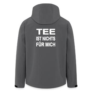Tee - Recycelte Männer Softshell-Jacke von Stanley/Stella - Anthrazit - Hinten - AI Model Male 185 light (185cm)