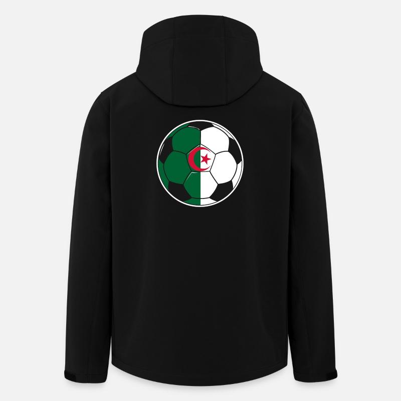 Football - Team Algeria - Men’s Recycled Softshell Jacket by Stanley/Stella - black