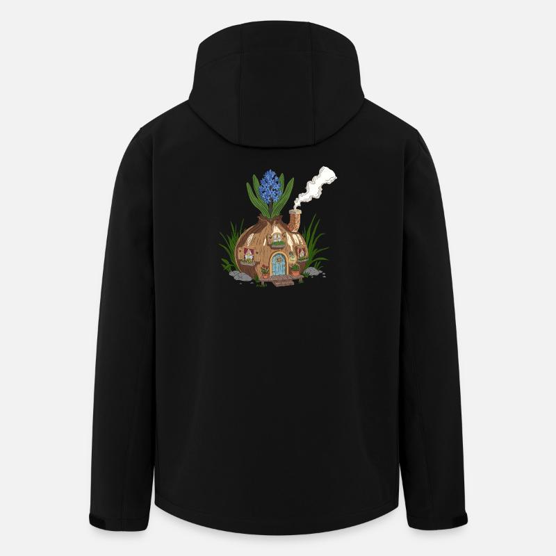 Hyazinthenhaus - Recycelte Männer Softshell-Jacke von Stanley/Stella - Schwarz