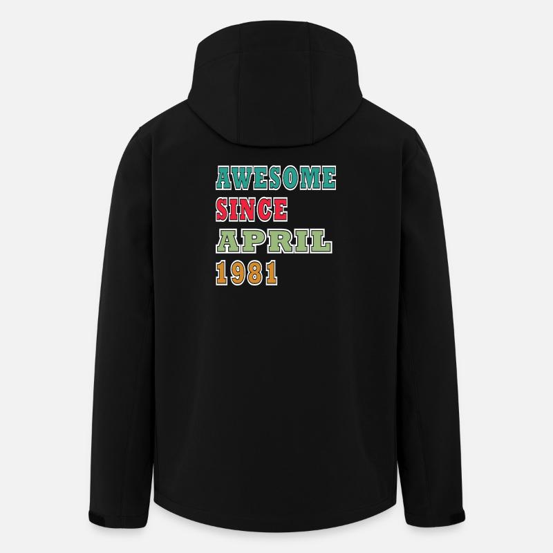 Great since April 1981 - Men’s Recycled Softshell Jacket by Stanley/Stella - black