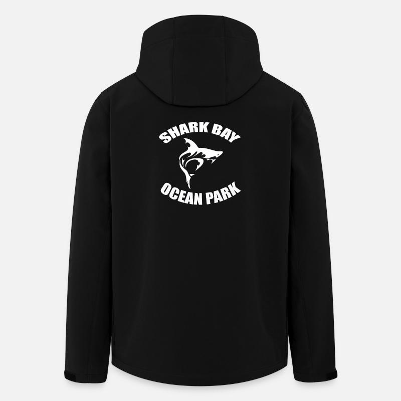 SHARK BAY OCEAN PARK - Men’s Recycled Softshell Jacket by Stanley/Stella - black