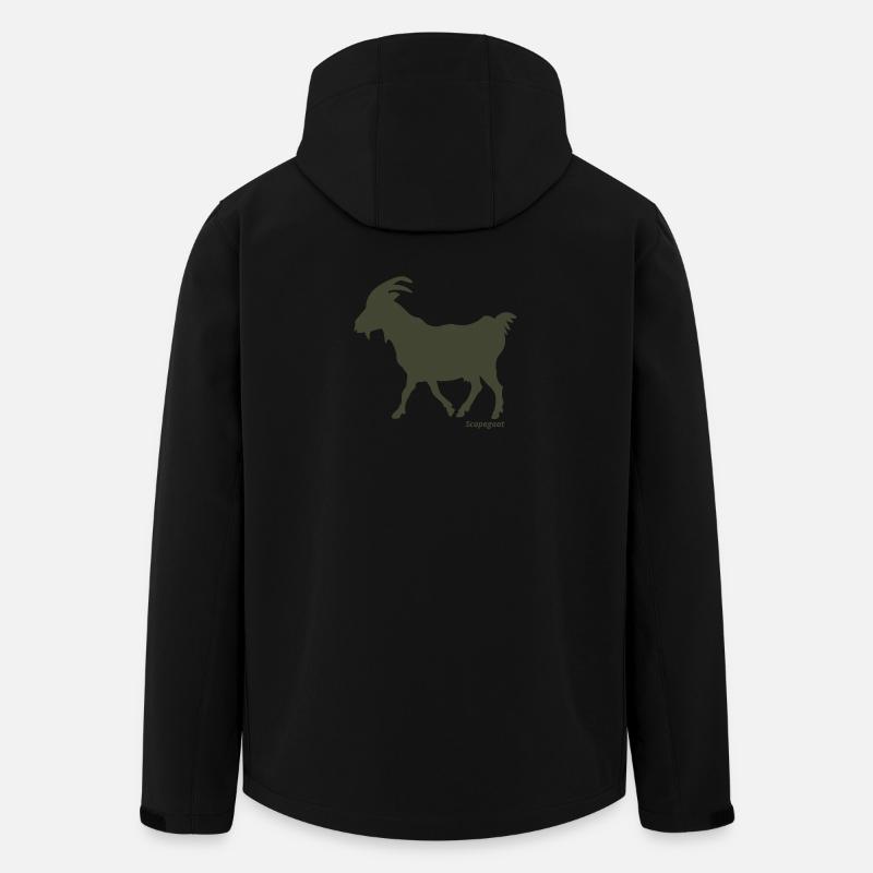 Syndebuk gedeoliven - Stanley/Stella herre softshelljakke i genanvendt polyester - sort