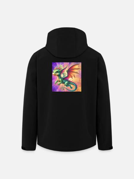 dragon - Veste softshell homme en polyester recyclé Stanley/Stella - noir