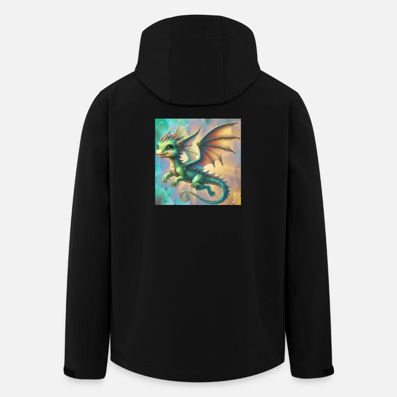 dragon - Men’s Recycled Softshell Jacket by Stanley/Stella - black