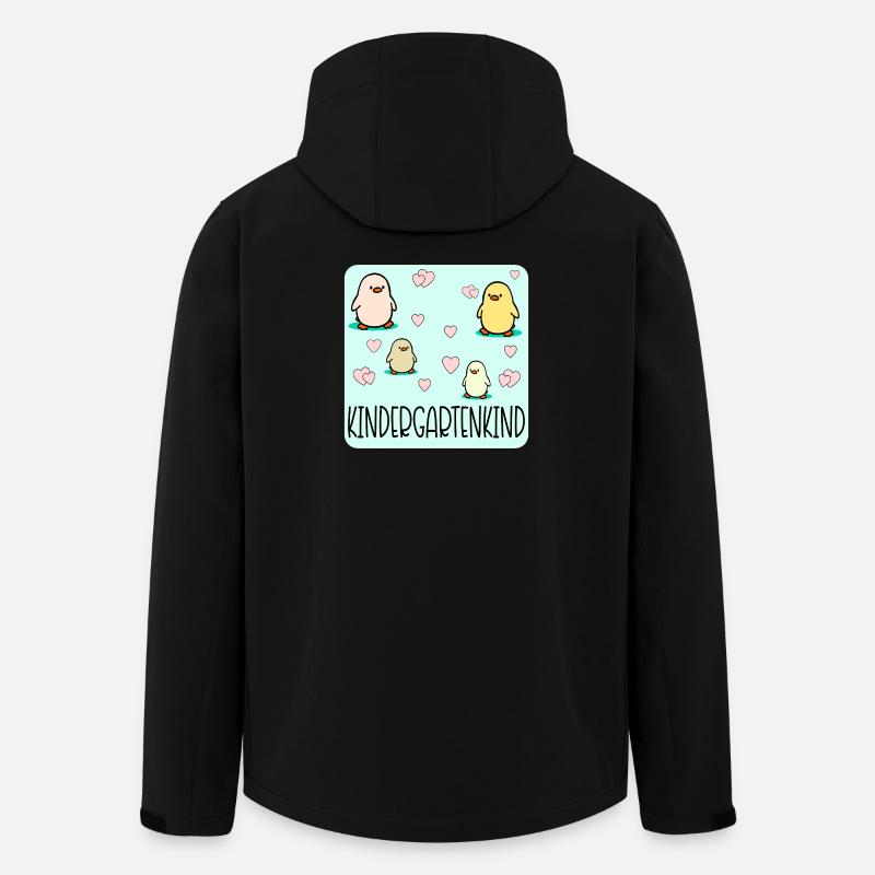Kindergartenkind Küken Kleinkinder - Recycelte Männer Softshell-Jacke von Stanley/Stella - Schwarz