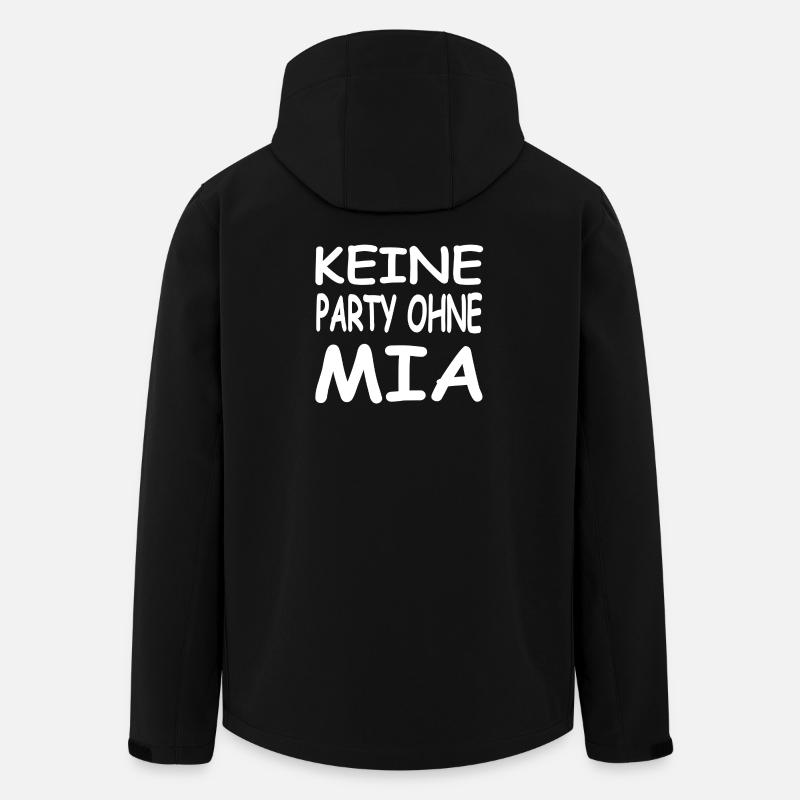 Mia - Recycelte Männer Softshell-Jacke von Stanley/Stella - Schwarz