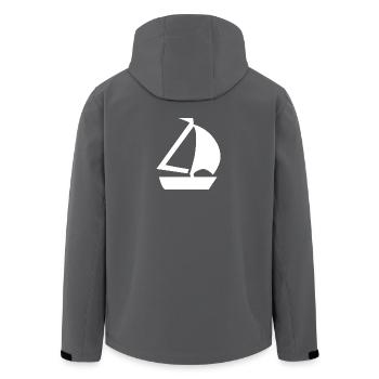 Voile - Veste softshell homme en polyester recyclé Stanley/Stella - charbon - Dos - AI Model Male 185 light (185cm)