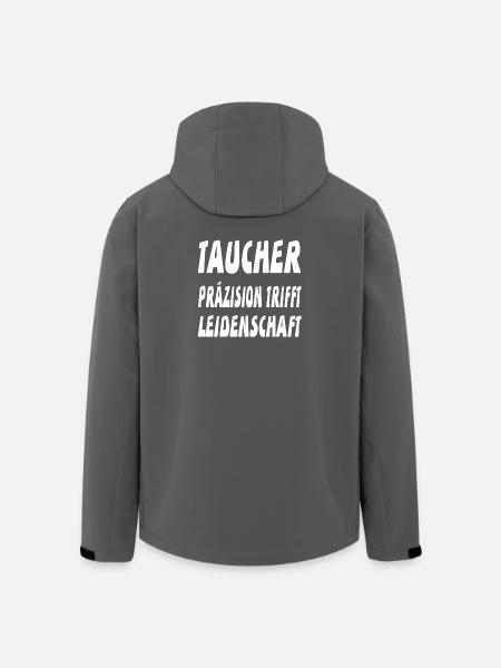 Taucher - Recycelte Männer Softshell-Jacke von Stanley/Stella - Schwarz