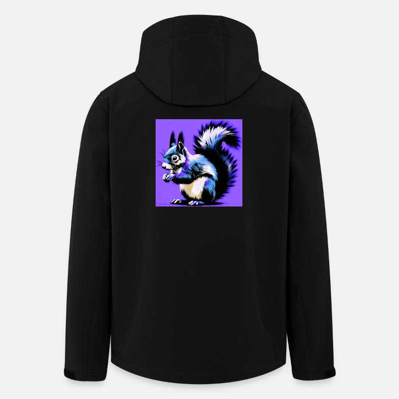 Eichhörnchen - Recycelte Männer Softshell-Jacke von Stanley/Stella - Schwarz
