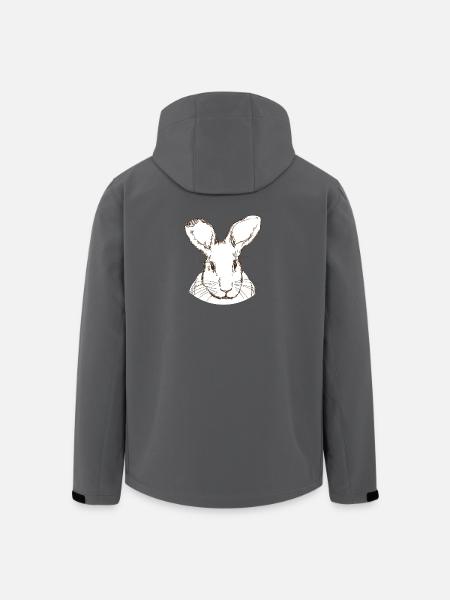 Rabbit - Men’s Recycled Softshell Jacket by Stanley/Stella - black