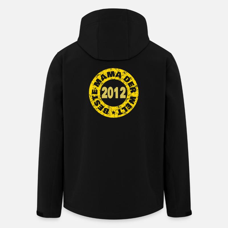 Mama 2012 - Recycelte Männer Softshell-Jacke von Stanley/Stella - Schwarz