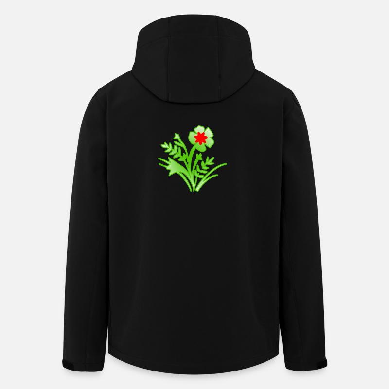 Fleur - Veste softshell homme en polyester recyclé Stanley/Stella - noir